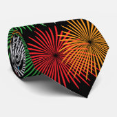 Cravate Colorful fireworks display party neck tie (Roulé)