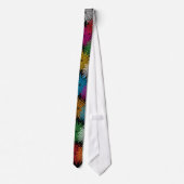 Cravate Colorful fireworks display party neck tie (Dos)