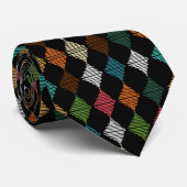 Cravate Colorful Harlequin Diamond (Roulé)