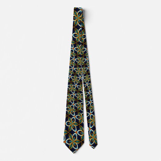 Cravate Colorful rose Pattern (Devant)
