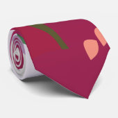 Cravate Colorful Spiderwort Flowers Floral (Roulé)