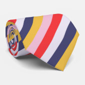Cravate Colorful Stripes Retro 70s 80s Elegant Wedding (Roulé)