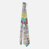 Cravate Colorful Urban Graffiti Pattern (3) (Dos)