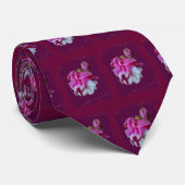 Cravate Columbine cultivée (Roulé)