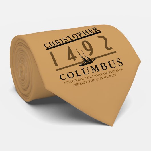 Cravate Columbus 1492 (Roulé)