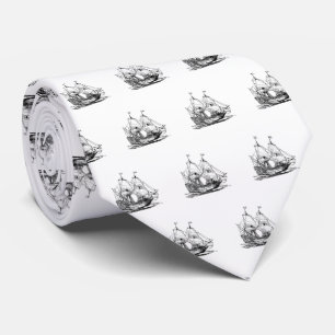 Cravate Columbus Navire Maritime