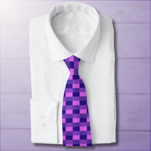 Cravate Combinaison de couleurs rose et violet