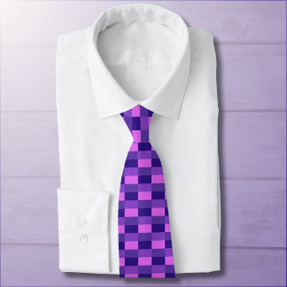 Cravate Combinaison de couleurs rose et violet