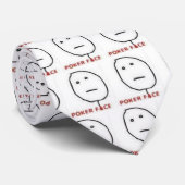 Cravate comique de rage de visage de tisonnier (Roulé)