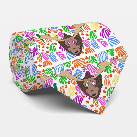 Cravate comique d'orignal (Roulé)