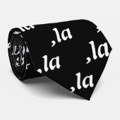 Cravate Comma La Kamala Harris - Conception de texte custo (Roulé)