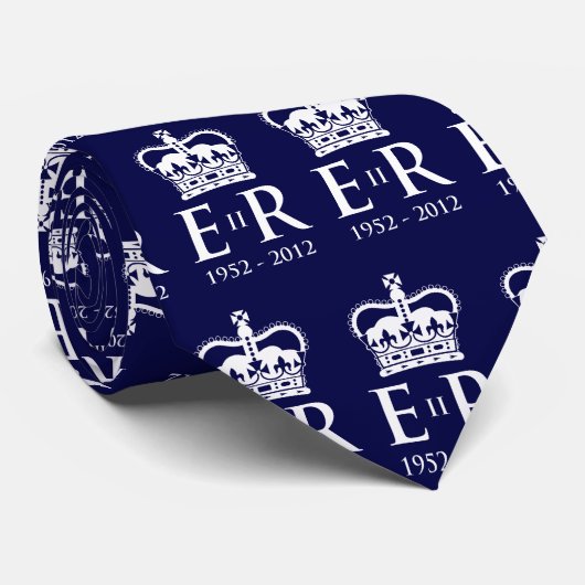 Cravate commémorative de jubilé de diamant (Roulé)
