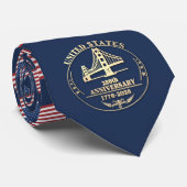 Cravate Commemorative USA 250e anniversaire (Roulé)
