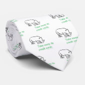 Cravate Comment arrêtez-vous un rhinocéros du remplissage (Roulé)