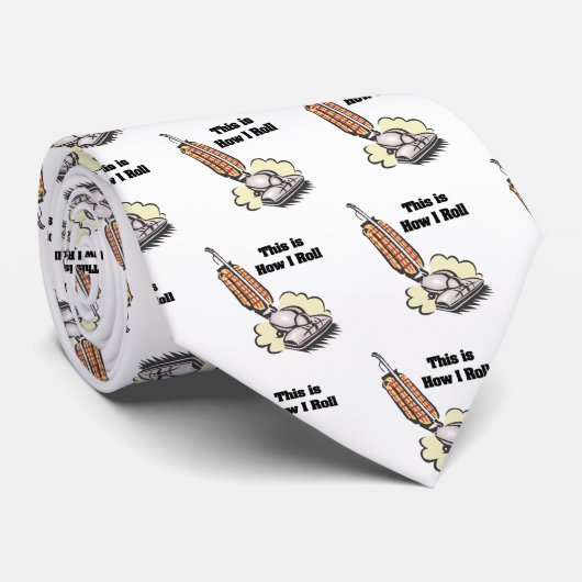 Cravate Comment je roule (nettoyant à vide) (Roulé)