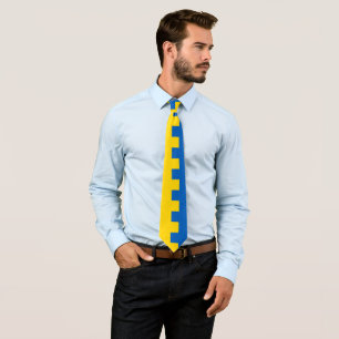 Cravate commerciale ukrainienne moderne, drapeau u