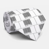 Cravate Commissaire aux comptes de code barres (Roulé)