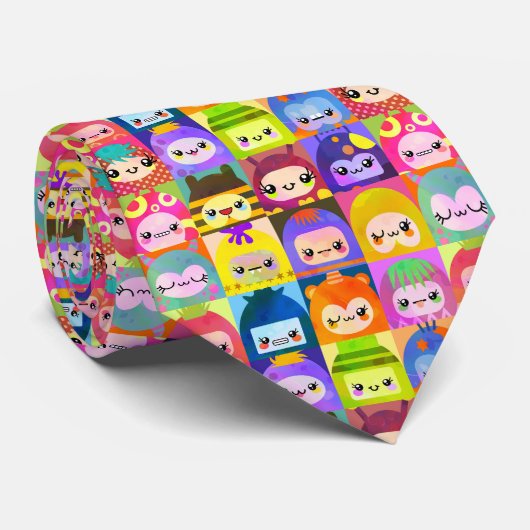 Cravate Communauté Little Kawaii Monster (Roulé)