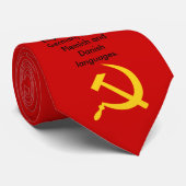 Cravate communiste de manifeste (Roulé)