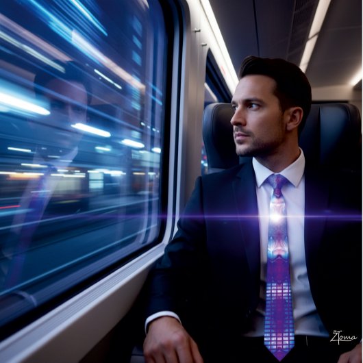 Cravate complet d'explosion nucléaire de ligne