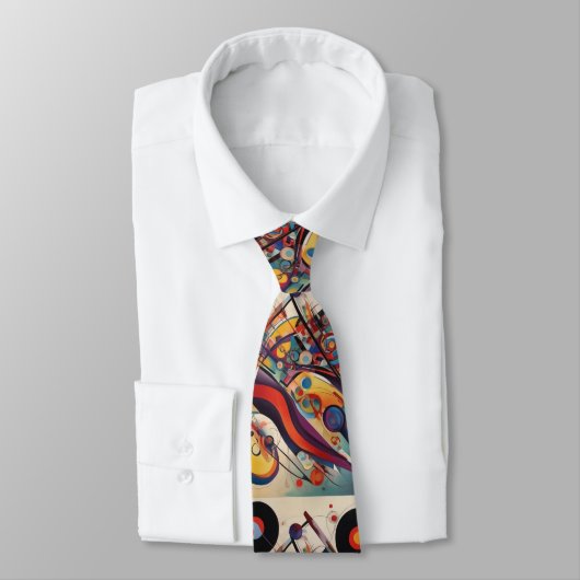 Cravate Composition Abstraite (Attaché)