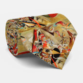 Cravate Composition Abstraite de Kandinsky (Roulé)