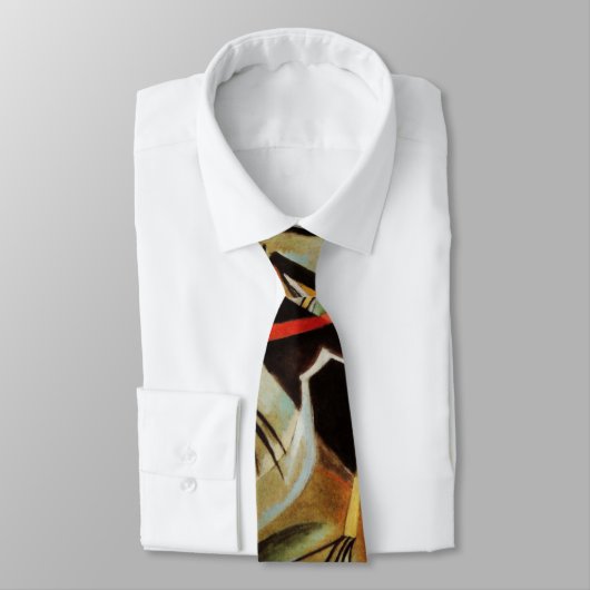 Cravate Composition Abstraite de Kandinsky (Attaché)