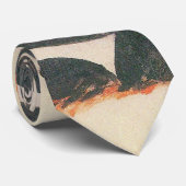 Cravate Composition aux deux cerfs de Franz Marc (Roulé)