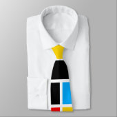 Cravate Composition géométrique minimale des couleurs de s (Attaché)