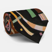 Cravate Composition Kandinsky X Oeuvre Abstraite (Roulé)
