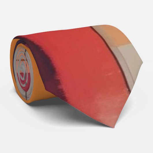 Cravate Composition moderne Oeuvre Abstraite (Roulé)
