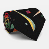 Cravate Composition X Abstraction Biomorphique - Kandinsky (Roulé)