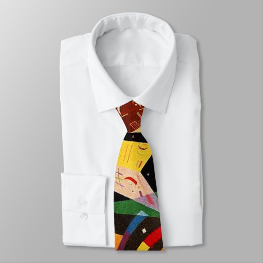 Cravate Composition X Biomorphic Abstraction - Kandinsky (Attaché)