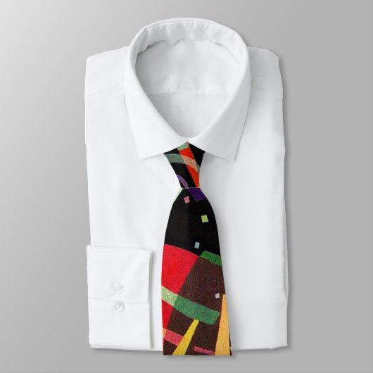 Cravate Composition X Biomorphic Abstraction - Kandinsky (Attaché)