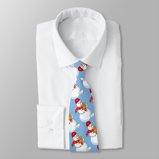 Cravate Comptable Snowman (Attaché)