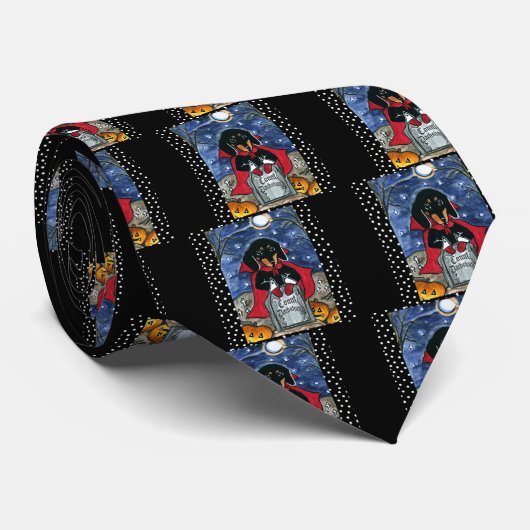 Cravate Comte Dachshund (Roulé)