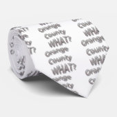 Cravate Comté d'Orange CE QUI ? lumière (Roulé)