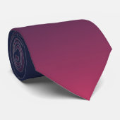 Cravate con gradiente de Azul, Violeta y Rosa (Roulé)