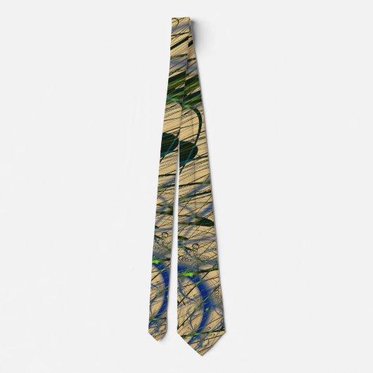 Cravate Conception Abstraite de la jungle (Dos)