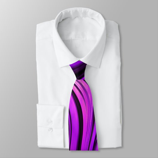 Cravate Conception abstraite violette (Attaché)
