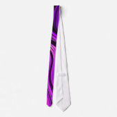 Cravate Conception abstraite violette (Dos)