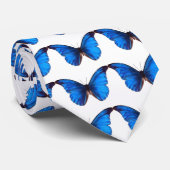 Cravate conception bleue de papillon (Roulé)