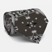 Cravate Conception d'art abstrait moderne à performance st (Roulé)
