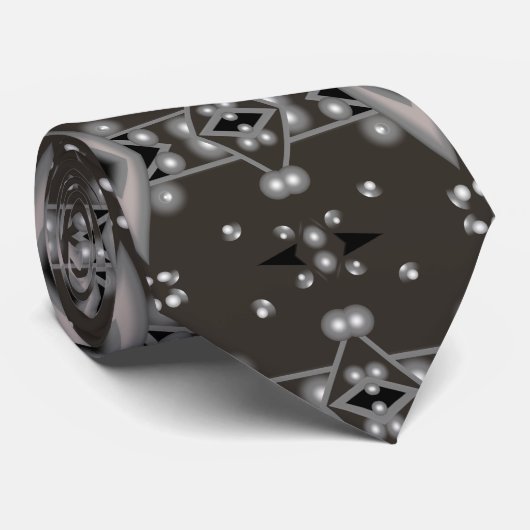 Cravate Conception d'art abstrait moderne à performance st (Roulé)