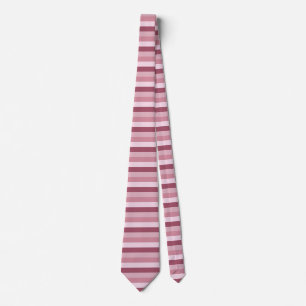 Cravate Conception de bandes de tons de couleur rose