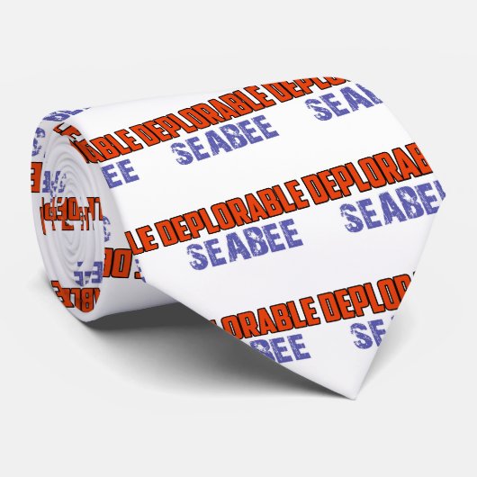 Cravate conception de bataillon de construction (Roulé)