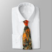 Cravate Conception de camouflage orange (Attaché)