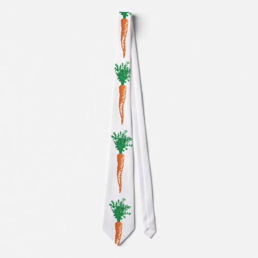 Cravate Conception de carottes mignonnes (Devant)