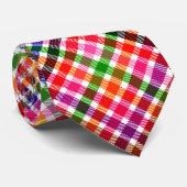 Cravate Conception de carreaux écossais à tartan en twill (Roulé)