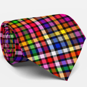 Cravate Conception de carreaux tartan à carreaux en twill